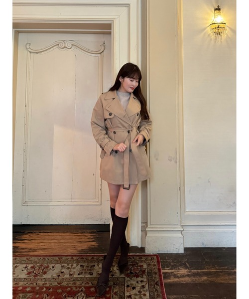 Her lip to（ハーリップトゥー）の「Noble Short Trench Coat