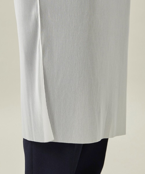 kotohayokozawa】ノースリーブハイネックドレス（ワンピース