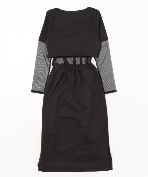 Ameri（アメリ）の「2WAY SKIN DOCKING SET DRESS（ワンピース）」 - WEAR