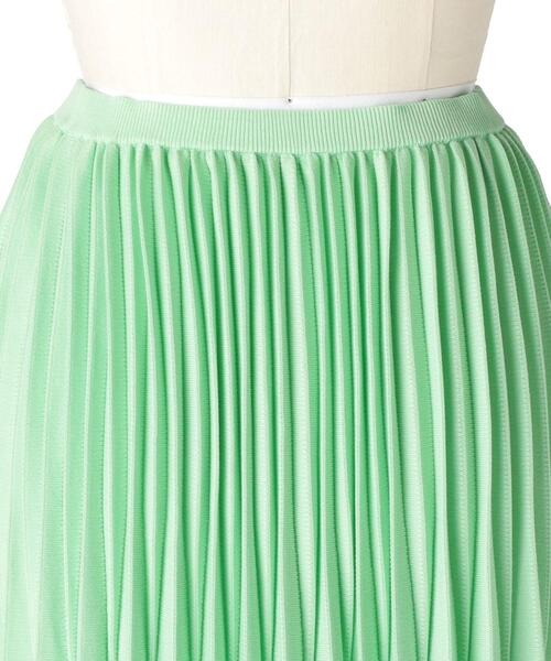 Drawer（ドゥロワー）の「Drawer 18Gプリーツニットスカート（スカート