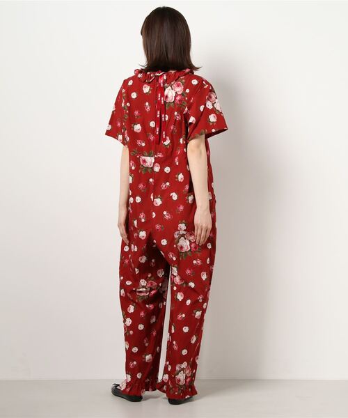 PINK HOUSE（ピンクハウス）の「ローズブーケプリントサロペット