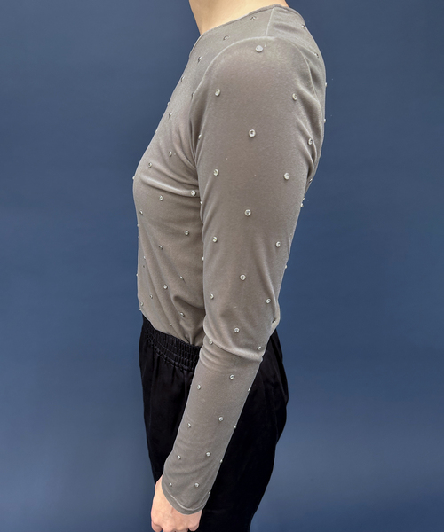 EDIT. FOR LULU（エディットフォールル）の「ベロア ビジュートップス