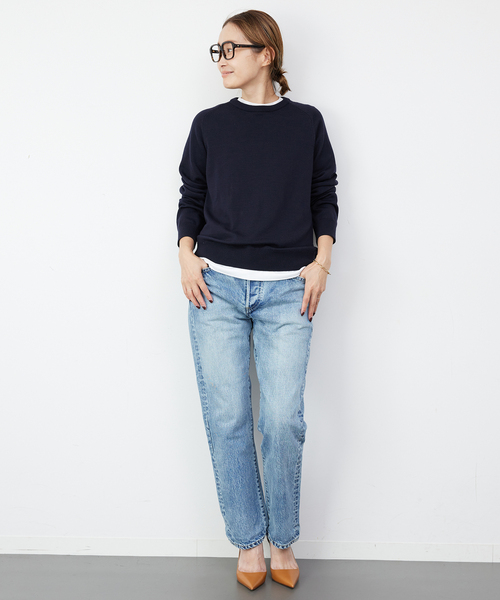 WISH クルーネック プルオーバー（ニット/セーター）｜Deuxieme Classe