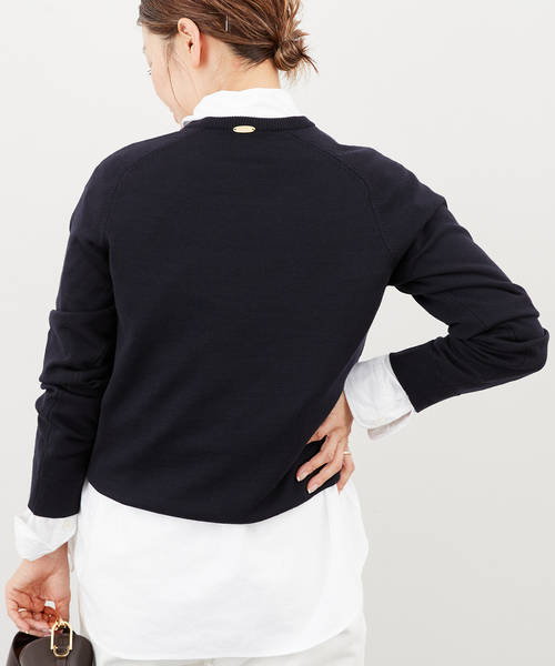 WISH クルーネック プルオーバー（ニット/セーター）｜Deuxieme Classe