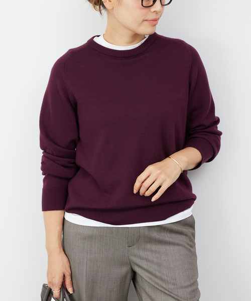 WISH クルーネック プルオーバー（ニット/セーター）｜Deuxieme Classe