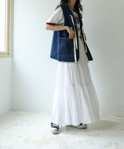 FREAK'S STORE（フリークスストア）の「リボン付きベスト（ベスト