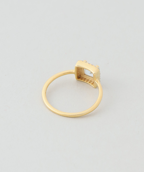 WEB限定/追加》ODUL SLOBE別注 スクエアカットリング（リング）｜odul