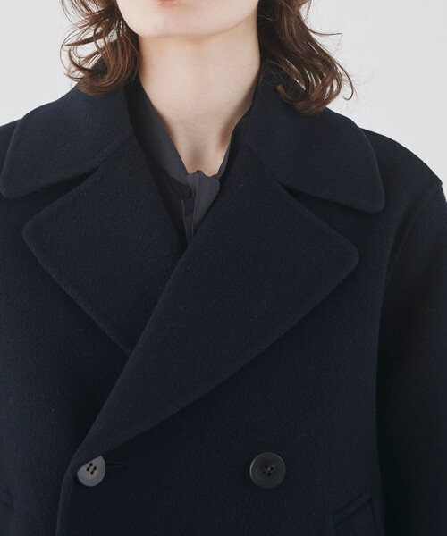 ウールカシミヤダブルフェイス Pコート（ダッフルコート）｜GALERIE