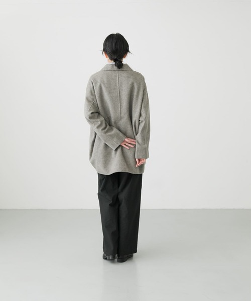 かぐれ（カグレ）の「ウールステンカラーショートコート（ステンカラー