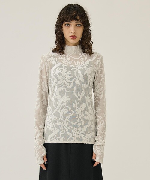 MURRAL（ミューラル）の「【MURRAL/ミューラル】Snowflake jacquard