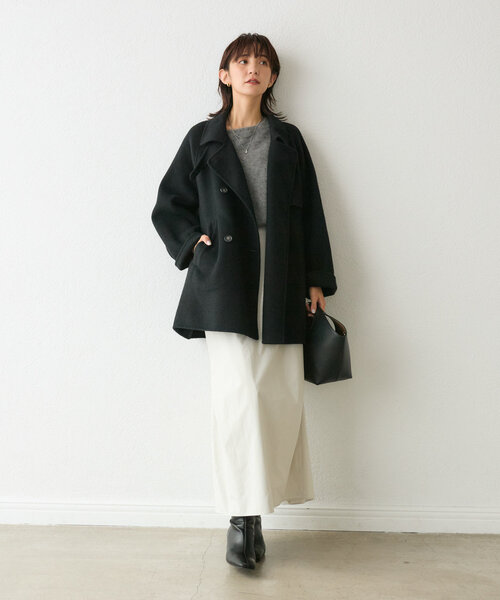 RIVE DROITE（リヴドロワ）の「【軽い着心地】ウールリバーミドル