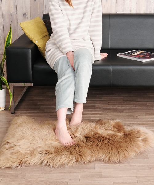 ムートンファーラグ1匹物（ラグ/マット）｜sankyo shokai（サンキョウ