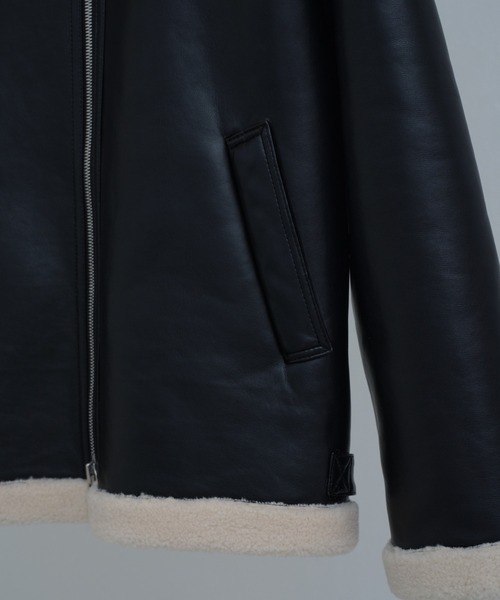 Lui's（ルイス）の「フェイクムートンBIGジャケット（ブルゾン）」 - WEAR