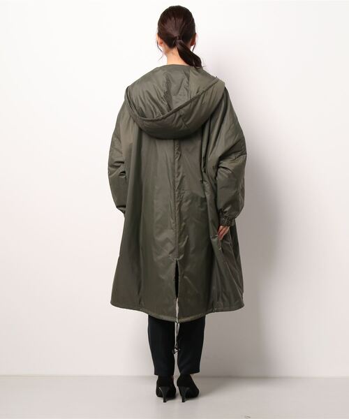 mizuiroind（ミズイロインド）の「mizuiro ind フード付きワイドダウン