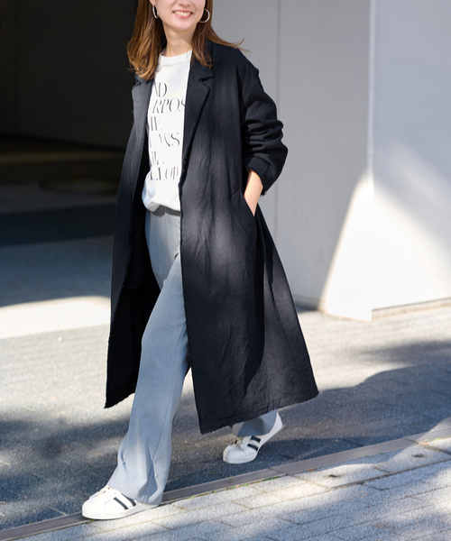 FRAMeWORK（フレームワーク）の「綿麻プレーンコート（その他アウター