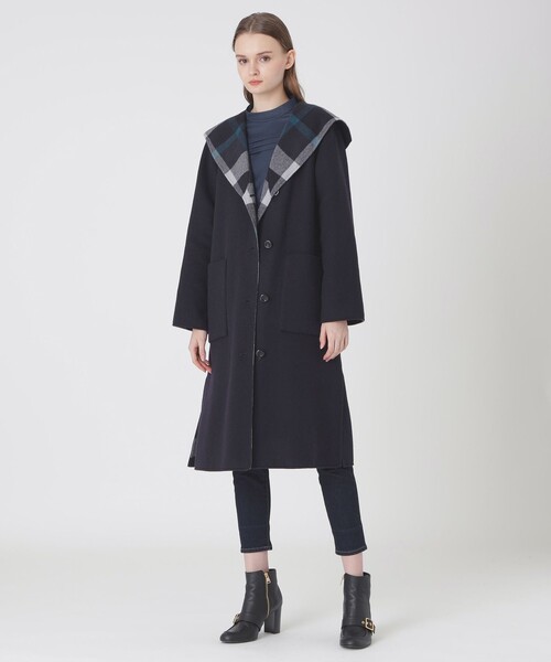 ゆいゆうママ ブルーレーベルクレストブリッジ ダッフルコート 裏地