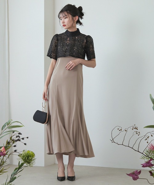 セール】【低身長サイズあり】3wayレースボレロ&マーメイドキャミ