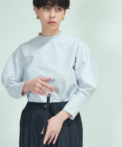 Whim Gazette（ウィムガゼット）の「【WEB限定】襟フリル袖ボリューム