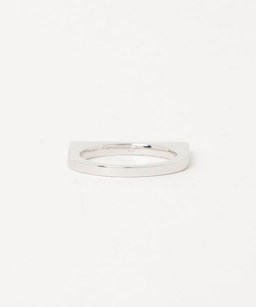 TOM WOOD Sleek Ring Top Black Spinel トムウッド スリーク トップ