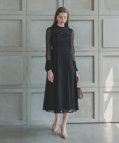 ANDRESD（アンドレスド）の「バックオープンジオメトリックドレス