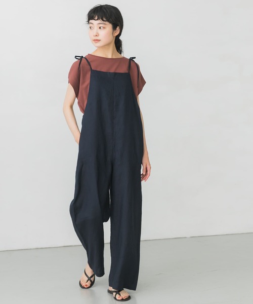 かぐれ（カグレ）の「リネンキャミサロペット（サロペット