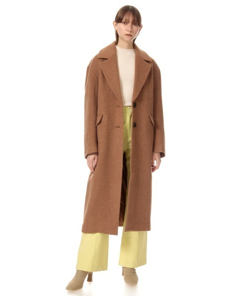SLY（スライ）の「AIRY WOOL SHAGGY LONG COAT ウールコート シャギー