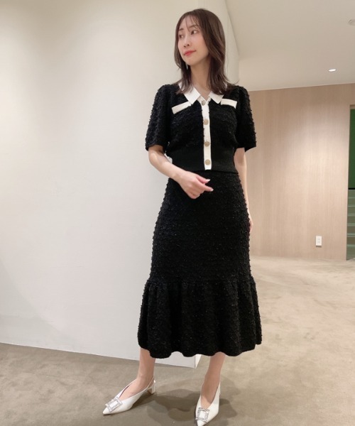 CELFORD（セルフォード）の「ジャカードニットセットアップ