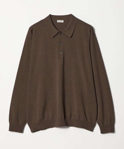 Steven Alan＞ ハイツイスト 3B ニットポロシャツ NARROW（ニット