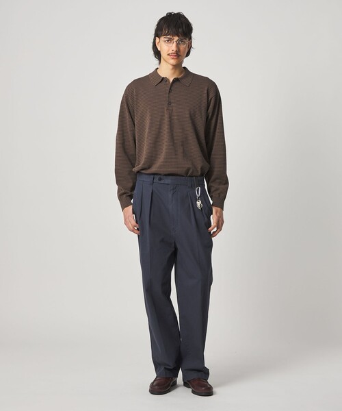 Steven Alan＞ ハイツイスト 3B ニットポロシャツ NARROW（ニット