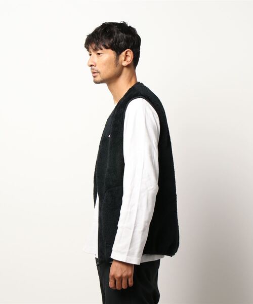 DANTON（ダントン）の「【DANTON】ハイパイルフリース Vネックジップ