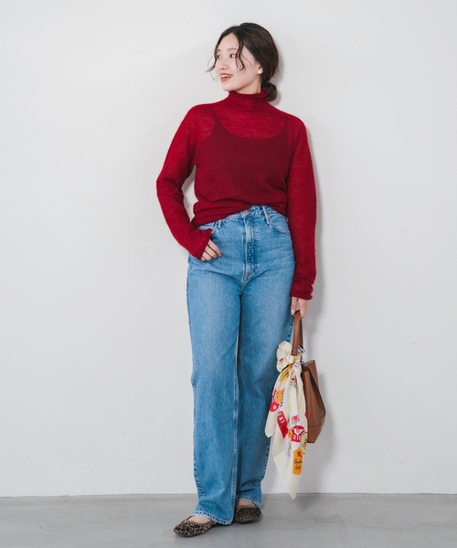 IENA（イエナ）の「SUPER Kid MIX モヘアシアープルオーバー（ニット