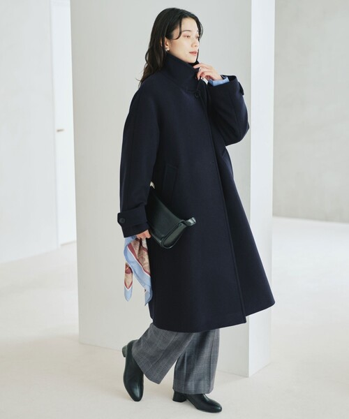 セール】［size SHORT/TALLあり］SENTDALE WOOL スタンドカラー ロング