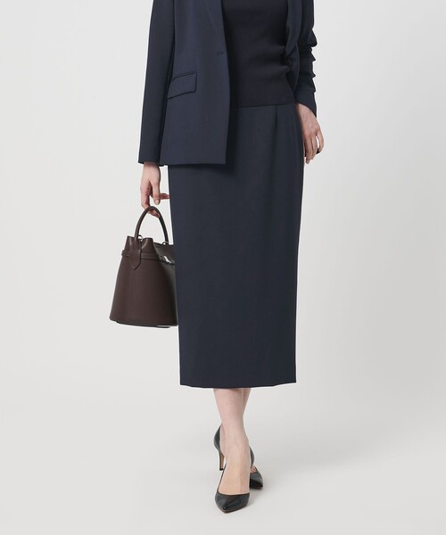 ダブルクロス タイトスカート ‐ストレッチ ウォッシャブル‐（スカート