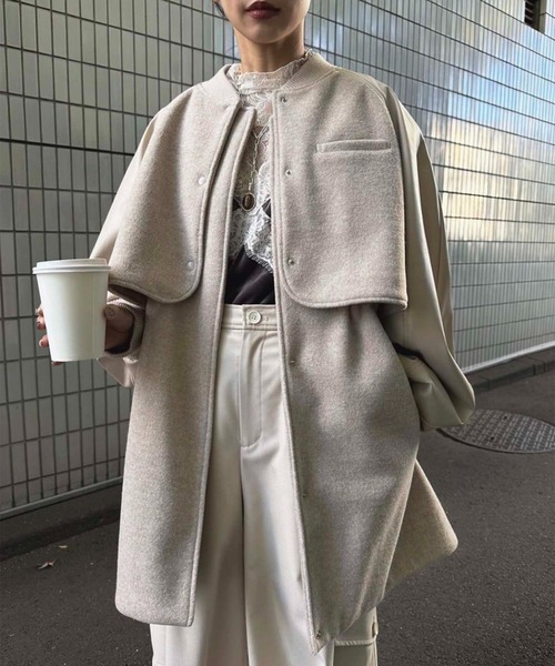 Ameri（アメリ）の「UND LAYERED STADIUM JUMPER（ブルゾン）」 - WEAR