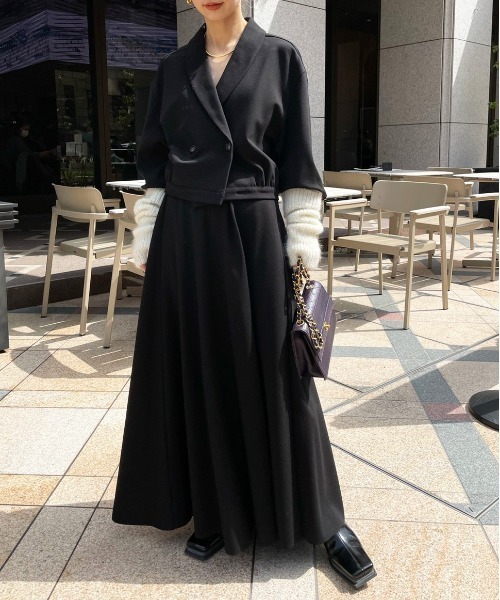 Ameri（アメリ）の「SHORT TOP WITH SKIRT DRESS（ワンピース）」 - WEAR