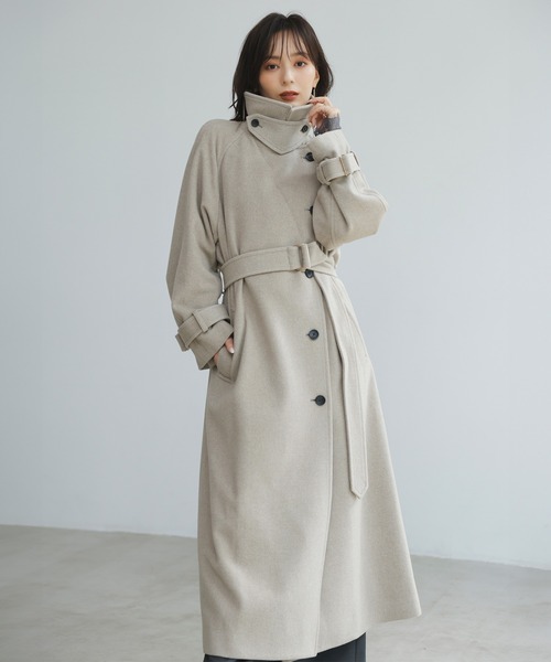 anuans（アニュアンス）の「ウールトレンチコート（トレンチコート