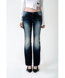 STRAIGHT CAT WASHING DENIM PANTS GRAY（デニムパンツ）｜SYNERJYN