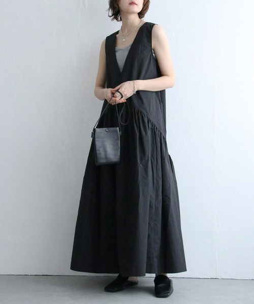 notch.（ノッチ）の「［高身長さんサイズ有］Vネックノースリーブ