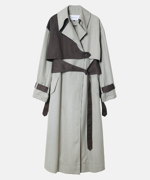 LE CIEL BLEU（ルシェルブルー）の「ラップトレンチコート / Wrapped