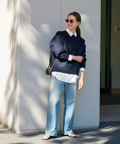 FRAMeWORK（フレームワーク）の「スムースニットプルオーバー（ニット