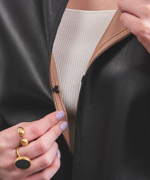 UNITED ARROWS（ユナイテッドアローズ）の「UBCB バイカラー レザー