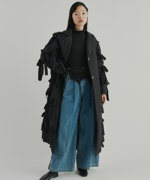 PERNA（ペルナ）の「キルティングリボンコート（ダウンジャケット