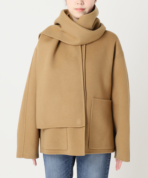セール】《追加》ビーバーストール付きセットコート（ノーカラーコート
