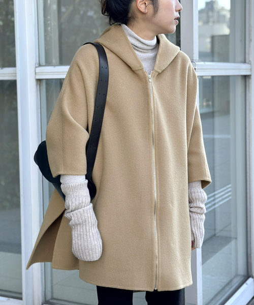 AP STUDIO（エーピーストゥディオ）の「ダブルフェイスポンチョコート