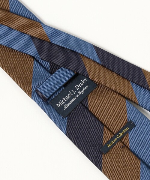 DRAKE'S（ドレイクス）の「Drake's / アーカイブ シルク レジメンタル