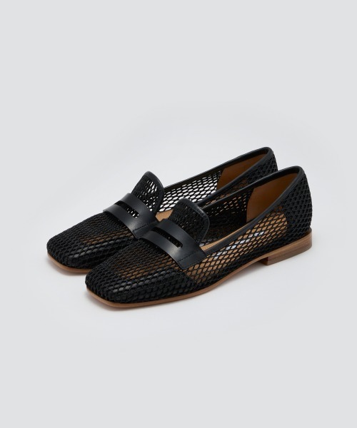 PELLICO（ペリーコ）の「CLIO メッシュ ローファー 1.0cm BLACK