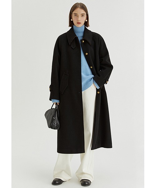 2way スタンドカラーコート FQ22D001【Fano Studios】-ファッション