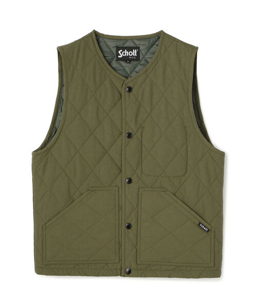 schott（ショット）の「Schott/ショット/QUILTING WORK VEST