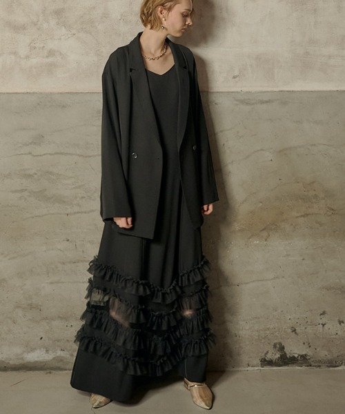 Transparent hem setup dress（ドレス）｜et.UNiVER（エトユニベール