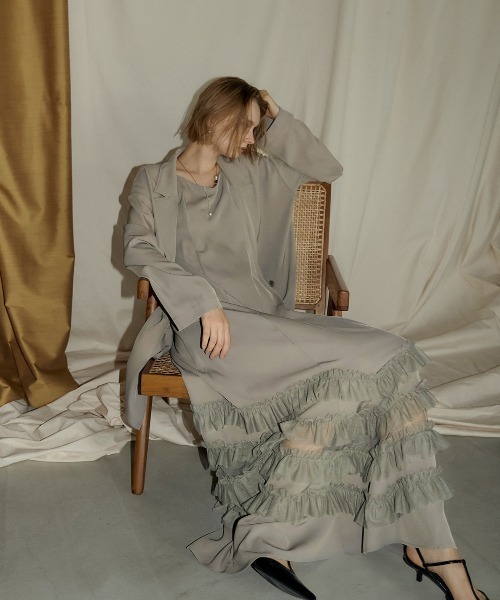 Transparent hem setup dress（ドレス）｜et.UNiVER（エトユニベール